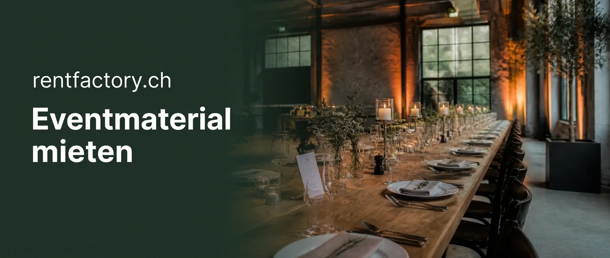 rentfactory.ch – Eventmaterial mieten
